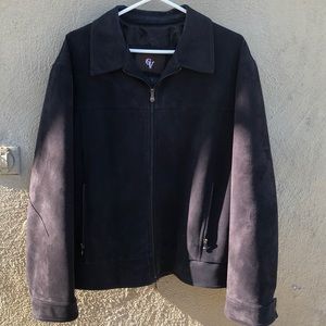 GV Emporio Suade Leather Jacket Black Men’s Size L